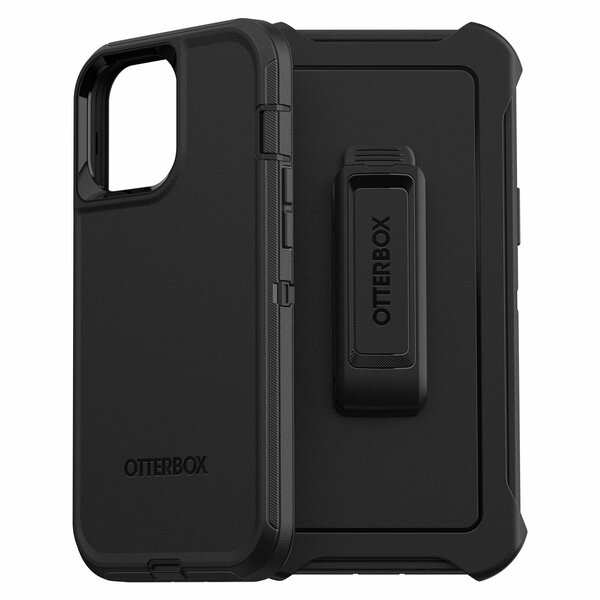 Otterbox Defender Case For Apple Iphone 13 Pro Max / 12 Pro Max, Black 77-83430